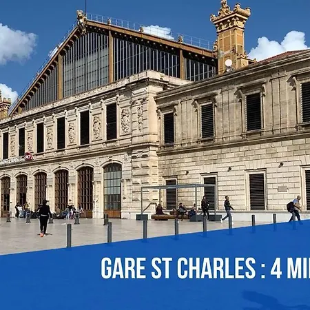 Appartement Le St-Charles#Wifi#Tgv à Marseille Extérieur photo